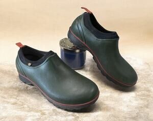 Bogs Sauvie Slip On Shoes Men’s Sz 10.5 Green Waterproof Workwear Garden Utility